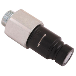 Szybkozłącze hydrauliczne suchoodcinające wtyczka M22x1.5 15L gwint zewnętrzny ISO16028 Waryński-347453727