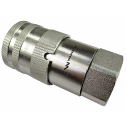 Szybkozłącze hydrauliczne suchoodcinające gniazdo G1/2"BSP gwint wewnętrzny ISO16028 Waryński-347875317