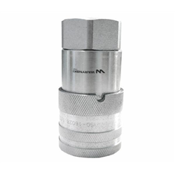 Szybkozłącze hydrauliczne suchoodcinające gniazdo G1/4"BSP gwint wewnętrzny ISO16028 Waryński-347875309