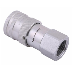 Szybkozłącze hydrauliczne suchoodcinające (rozmiar 3/8) gniazdo G1/2"BSP gwint wewnętrzny ISO16028 Waryński-347450668