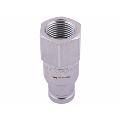 Szybkozłącze hydrauliczne suchoodcinające (rozmiar 3/8) wtyczka G1/2"BSP gwint wewnętrzny ISO16028 Waryński-347878992