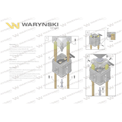 Joystick pod linki zakończone kulką z 2 przełącznikami (z 2 przyciskami na kulkę. IP-6022) Waryński-347459130