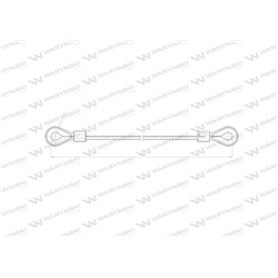 Linka - Zaciąg L-260mm 80231009 ZETOR Waryński-347457114