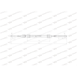 Linka - Zaczep L-965mm 59117515 ZETOR Waryński-347885395