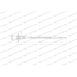 Linka - Rozdzielacz napędu L-1120mm 6490209 ZETOR Waryński-347457095