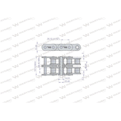 Łańcuch rolkowy 24B-2-35Ps obrotu zastosowanie Cyklop 503496014 Waryński-347877860