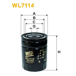 Filtr Oleju WL7114 Wix-347444807
