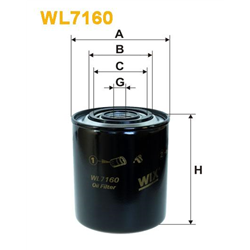 Filtr Oleju WL7160 Wix-347444808