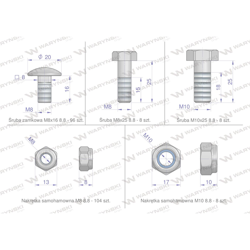 Zestaw PIŁ KEMPER M4500, 445, Waryński-347908997