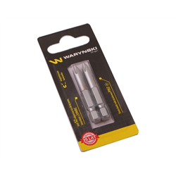 Końcówki wkrętakowe bity PH2 50mm Waryński komplet w blistrze dwusztukowym-347457276