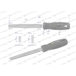 Pilnik płaski 150 mm Waryński-347885571