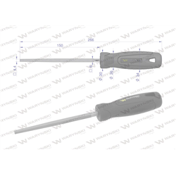 Pilnik kwadratowy 150 mm Waryński-347885513