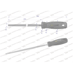 Pilnik okrągły 250 mm Waryński-347457275