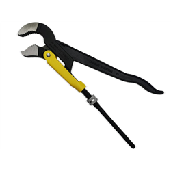 Szczypce nastawne szwedzkie do rur szczęki typ S o rozstawie max 40mm długość 330mm  Waryński-347893176