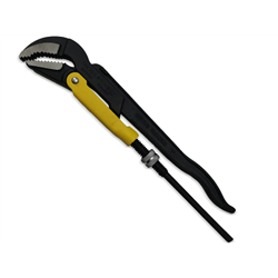 Szczypce nastawne szwedzkie do rur szczęki typ 45° o rozstawie max 40mm długość 330mm  Waryński-347893193