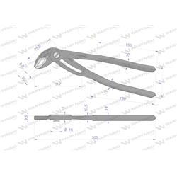 Szczypce do rur szybkonastawne 300mm. zakres szczęk 70 mm Waryński-347457463