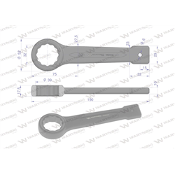 Klucz oczkowy do pobijania 32 mm Waryński-347455023