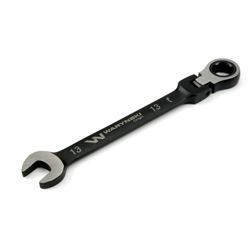 Klucz płasko-oczkowy 13 mm z grzechotką 72 zęby i przegubem Waryński-347891702