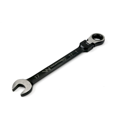 Klucz płasko-oczkowy 17 mm z grzechotką 72 zęby i przegubem Waryński-347891710