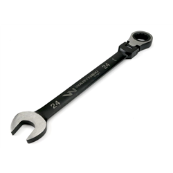 Klucz płasko-oczkowy 24 mm z grzechotką 72 zęby  i przegubem Waryński-347891718