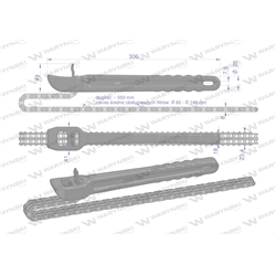 Klucz łańcuchowy do filtrów -140mm Waryński-347887122