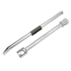 Klucz do kół , 395 mm długości rozmiar 27x32 mm z łyżką, do prac montażowych i demontażowych w mechanice , Waryński-347908458