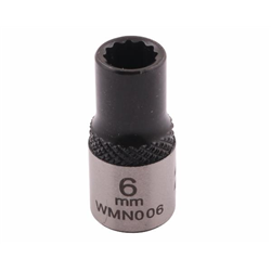 Nasadka dwunastokątna 1/4". 6 mm. CrV50BV30. DIN 3124. Waryński-347454460