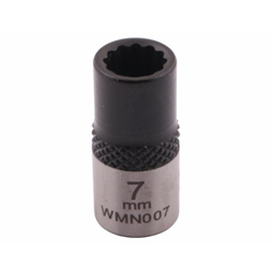 Nasadka dwunastokątna 1/4". 7 mm. CrV50BV30. DIN 3124. Waryński-347882770