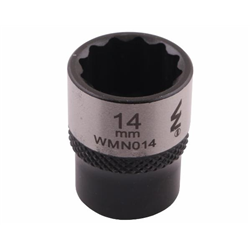 Nasadka dwunastokątna 1/4". 14 mm. CrV50BV30. DIN 3124. Waryński-347882798