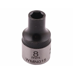 Nasadka sześciokątna 1/2". 8 mm. CrV50BV30. DIN 3124. Waryński-347454162
