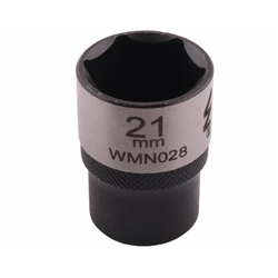 Nasadka sześciokątna 1/2". 21 mm. CrV50BV30. DIN 3124. Waryński-347454212