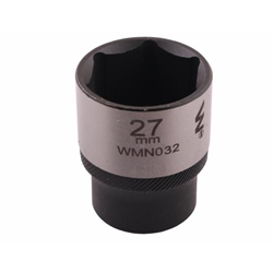 Nasadka sześciokątna 1/2". 27 mm. CrV50BV30. DIN 3124. Waryński-347454228