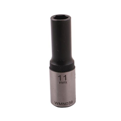 Nasadka sześciokątna 1/2". 11 mm. długa. CrV50BV30. DIN 3124. Waryński-347454252