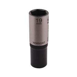 Nasadka sześciokątna 1/2". 19 mm. długa. CrV50BV30. DIN 3124. Waryński-347454338