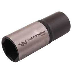 Nasadka sześciokątna 1/2". 21 mm. długa. CrV50BV30. DIN 3124. Waryński-347882652