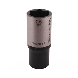 Nasadka sześciokątna 1/2". 25 mm. długa. CrV50BV30. DIN 3124. Waryński-347882668