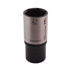 Nasadka sześciokątna 1/2". 27 mm. długa. CrV50BV30. DIN 3124. Waryński-347454370