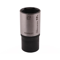 Nasadka sześciokątna 1/2". 29 mm. długa. CrV50BV30. DIN 3124. Waryński-347882703