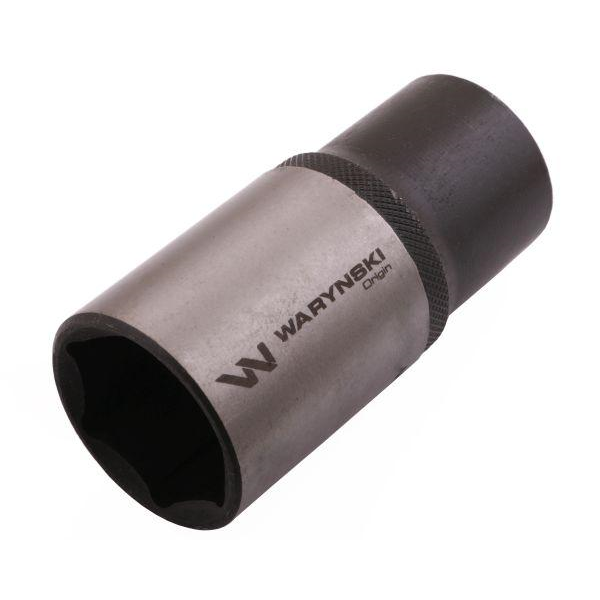 Nasadka sześciokątna 1/2". 29 mm. długa. CrV50BV30. DIN 3124. Waryński-347454398