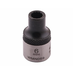 Nasadka dwunastokątna 3/8". 6 mm. CrV50BV30. DIN 3124. Waryński-347454264