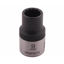 Nasadka dwunastokątna 3/8". 9 mm. CrV50BV30. DIN 3124. Waryński-347454278