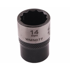 Nasadka dwunastokątna 3/8". 14 mm. CrV50BV30. DIN 3124. Waryński-347454296