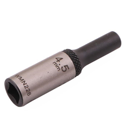Nasadka dwunastokątna 1/4". 4.5 mm. długa. CrV50BV30. DIN 3124. Waryński-347882808