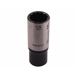 Nasadka dwunastokątna 1/4". 14 mm. długa. CrV50BV30. DIN 3124. Waryński-347454544