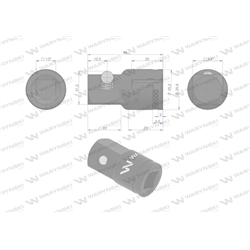 Redukcja 1/2" -3/4". 25mm, Waryński-347454830