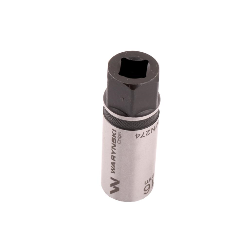 Nasadka do świec 3/8". 16 mm. CrV50BV30. DIN 3124. Waryński-347885668
