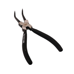 Szczypce do pierścieni osadczych 180mm wewnętrzne wygięte Waryński-347457212