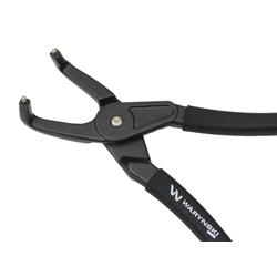 Specjalistyczne szczypce do pierścieni osadczych, 228 mm wewnętrzne wygięte 9", do prac w mechanice, Waryński-347905725