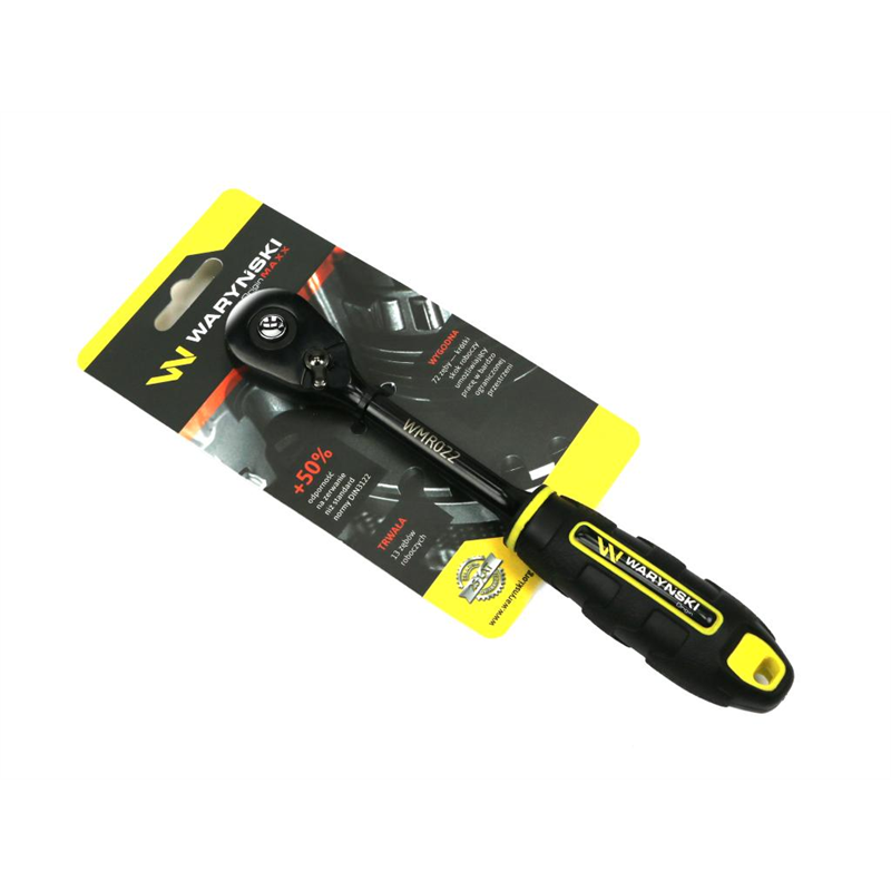 Grzechotka 3/8". 72 T. o zwiększonej odporności. Waryński-347475423