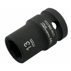 Nasadka udarowa sześciokątna 1/2". 13 mm. CrMo. DIN 3129. Waryński-347883029